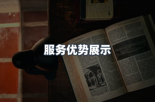 服务优势展示